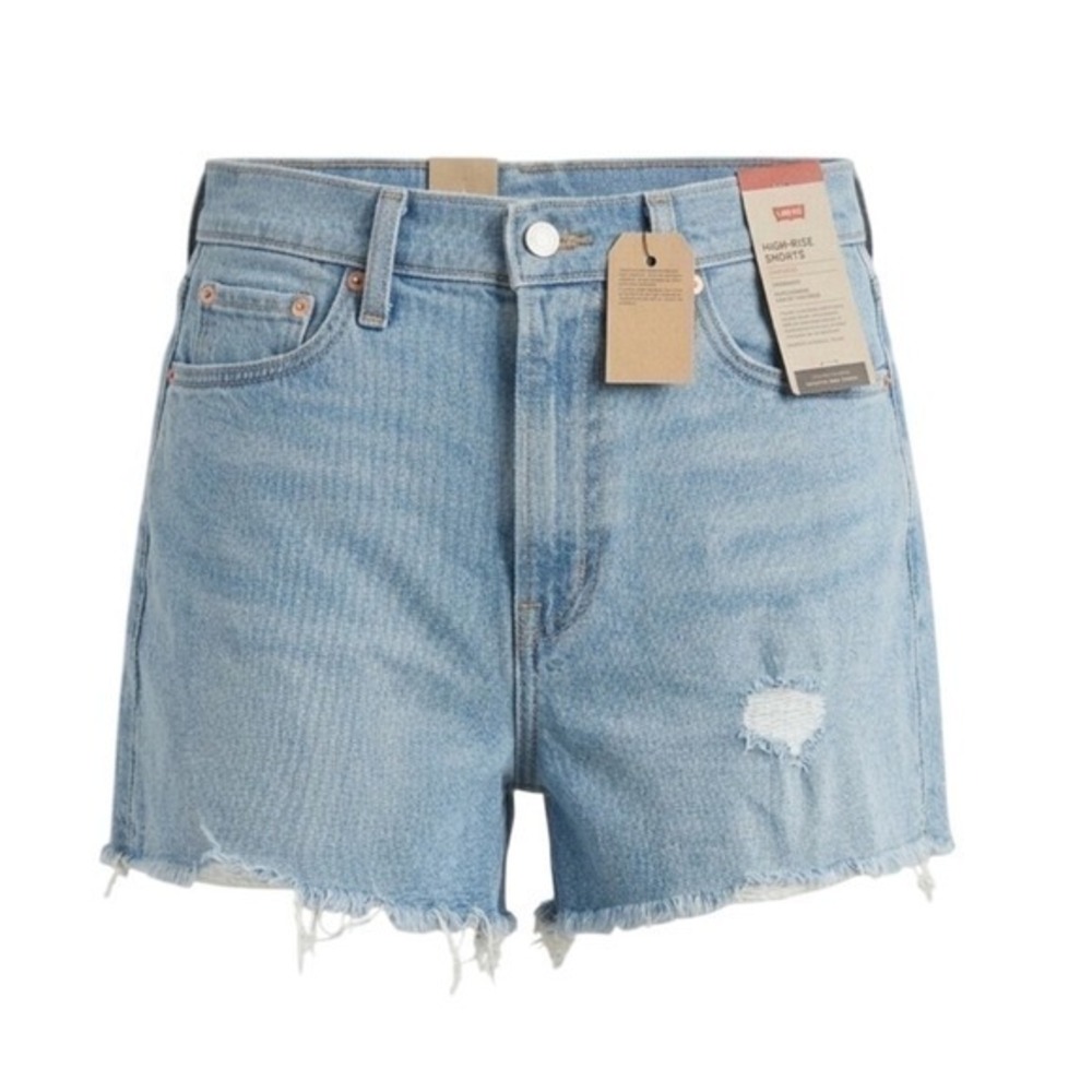 Levi's high rise hypersoft shorts denim NWT